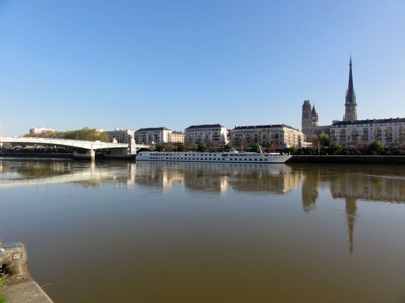 Rouen, am Ufer der Seine