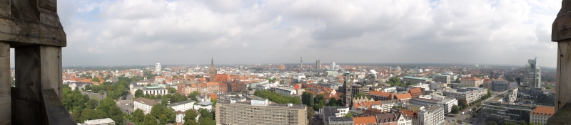 Hannover, von der Kuppel aus gesehen
