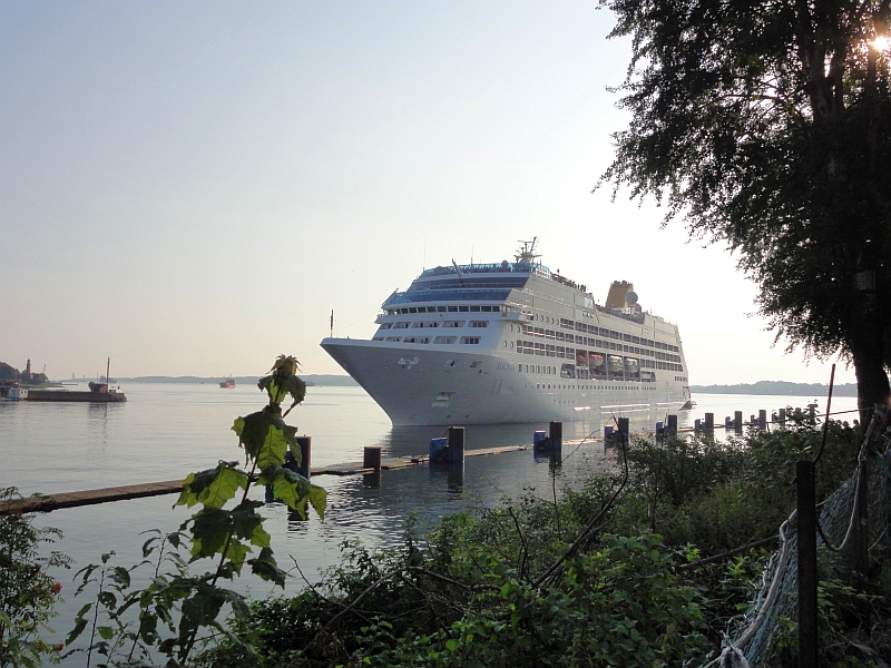 Passagierschiff im Anmarsch