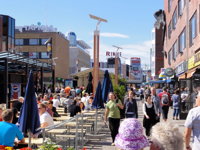 Festbetrieb in Rovaniemi