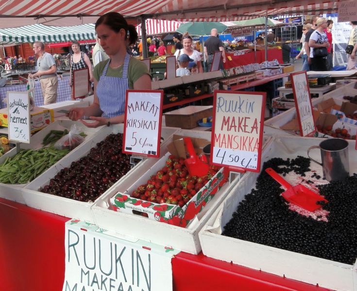 Markt in Oulo