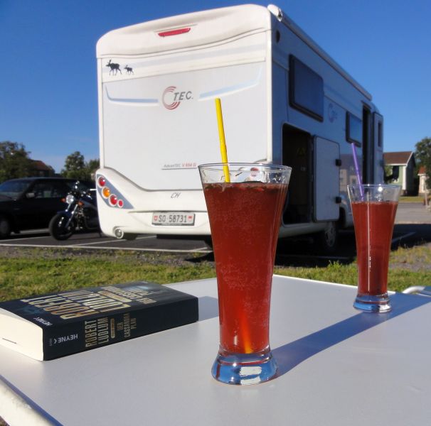 Erdbeer Mojito am Strand