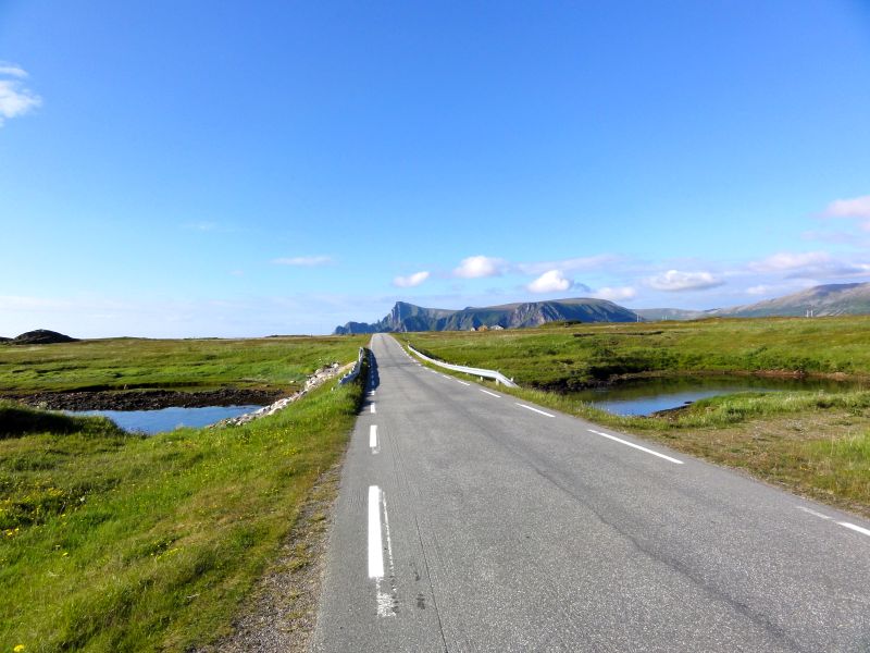 Landstrasse auf den Vesteralen
