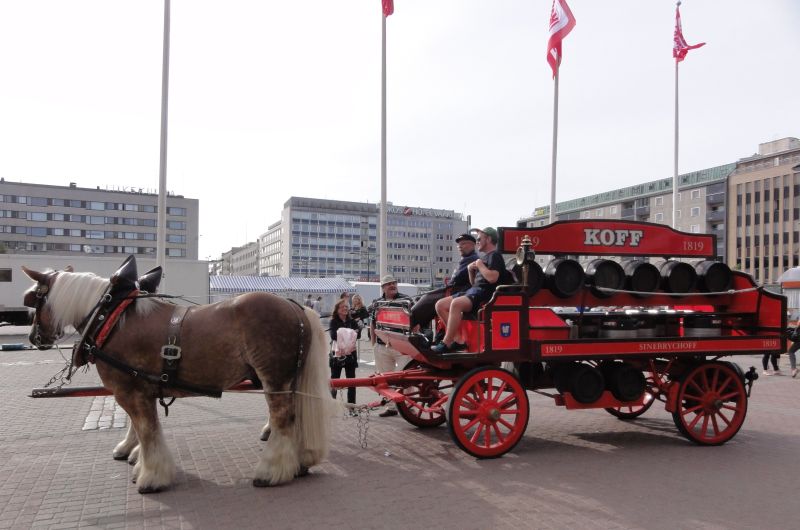 Bierwagen in Pori
