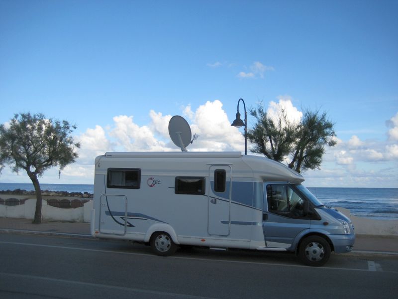 Stellplatz direkt am Meer