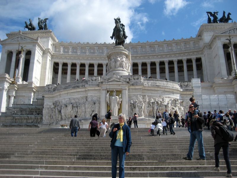 an der Piazza Venezia