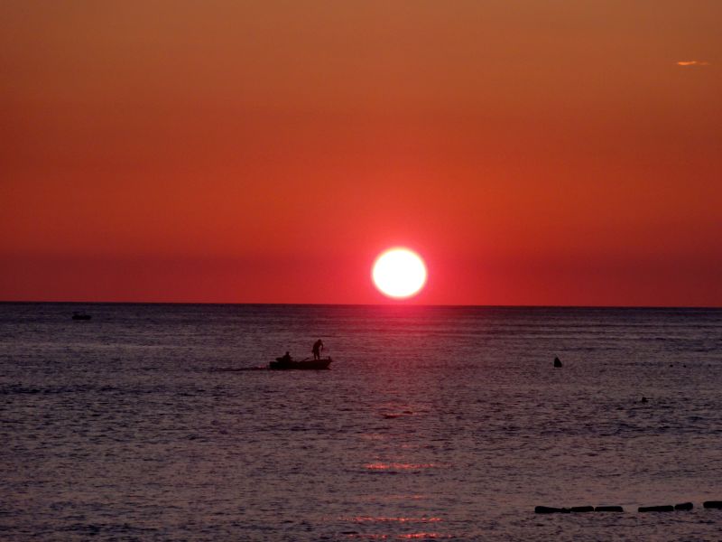 Sonnenuntergang über dem Meer