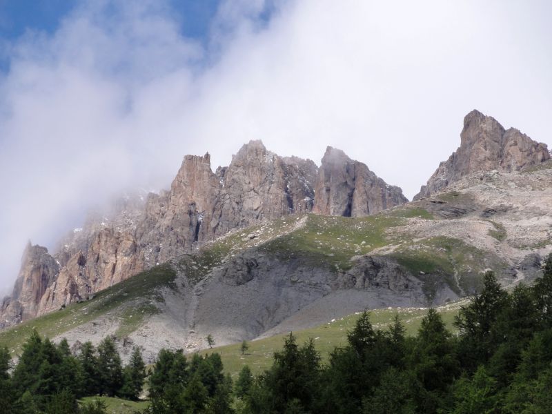 herrliche Bergspitzen