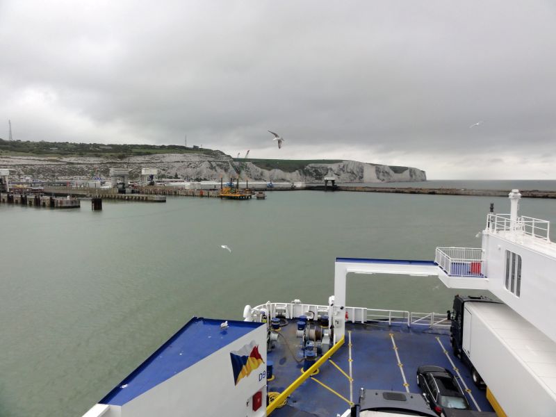 Ankunft in Dover