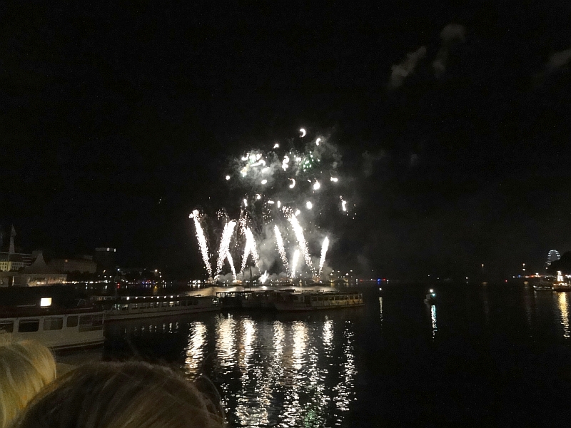 Feuerwerk auf der Alster