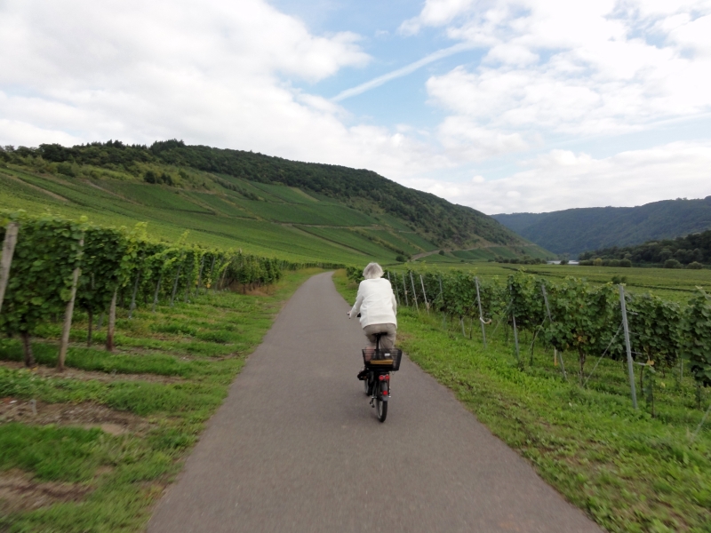 Radfahren an der Mosel