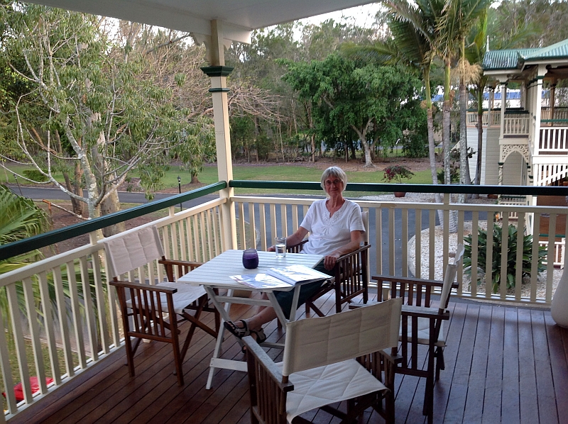 unsere Veranda in Brisbane