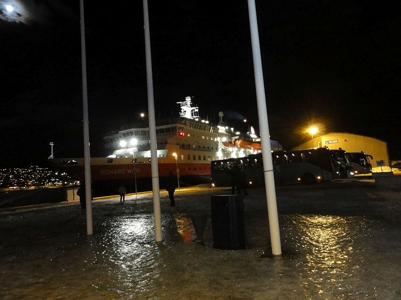 Hurtigruten verlässt Tromsö