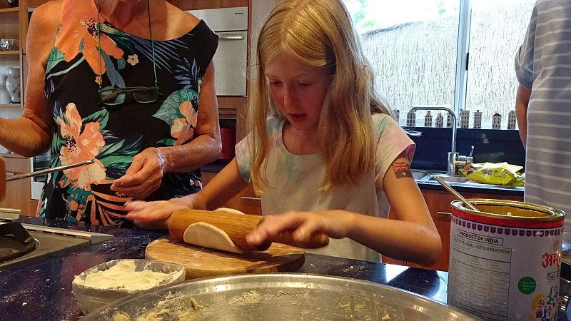 Vivien macht Parantha