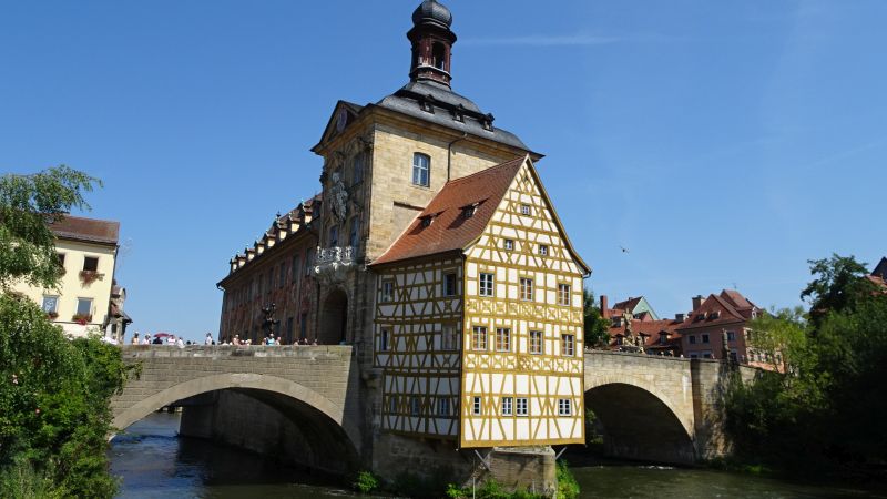 das Rathaus zu Bamberg