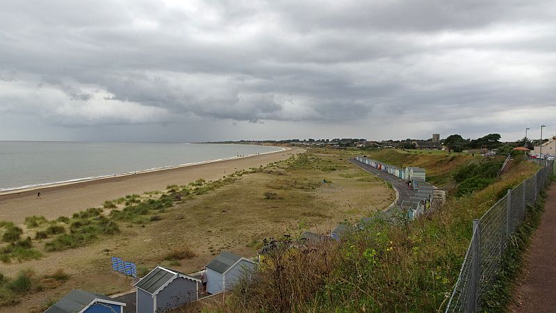 Beach bei Lowestoft