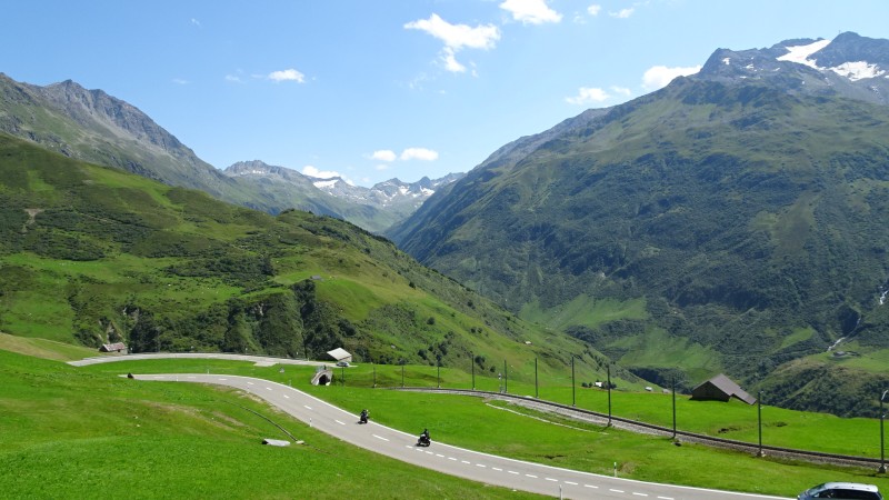 Richtung Oberalp