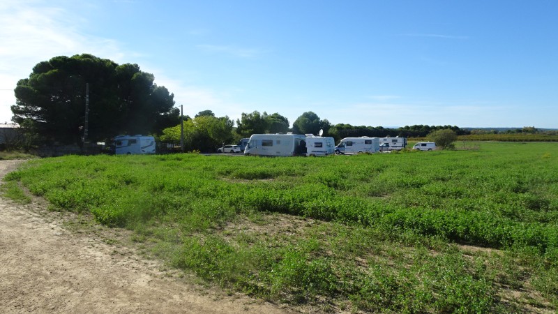 Stellplatz beim Muschelzüchter