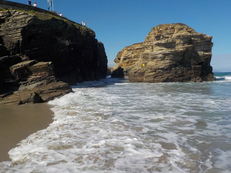 Playa de las Catedrales, zu früh