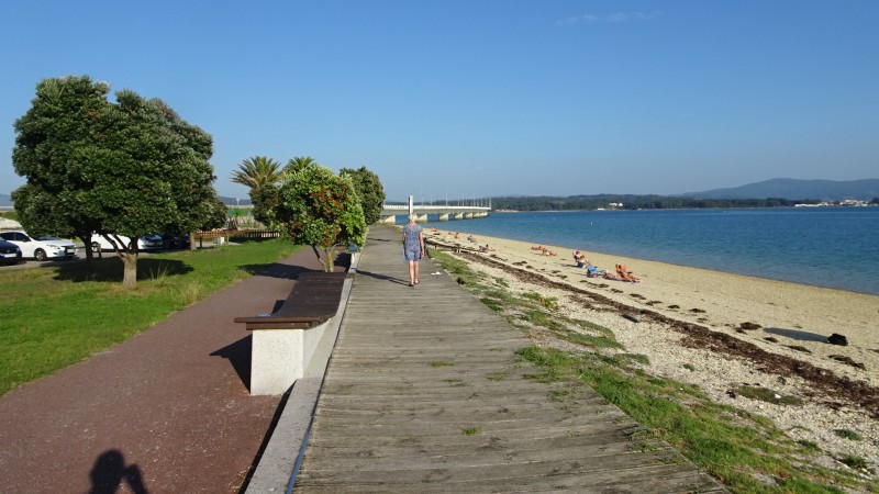 Stellplatz auf der Insel Arousa