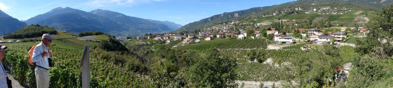 herrliche Wanderung von Sierre nach Salgesch