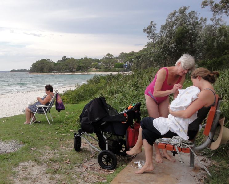 wir geniessen den Strand